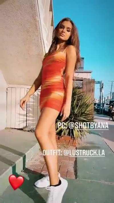 Those legs. She drives me wild.