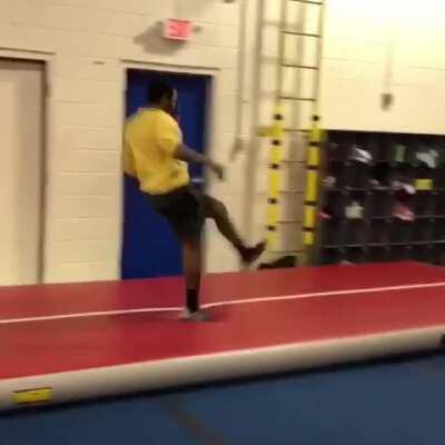 Even the hat flipped...