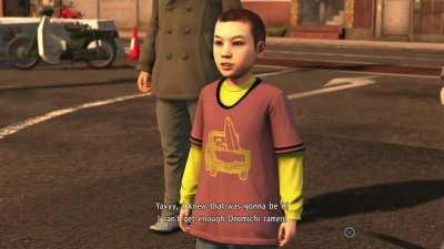 I think puberty hit this kid earlier than usual.