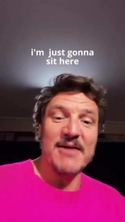 An important message from Pedro Pascal 😎