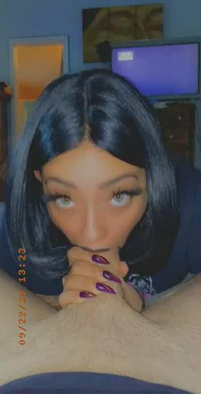 Some wisdom - if your mans unhappy, stressed, angry… suck his fucking cock. Had a bad day? Suck his cock.. you had a bad day?? SUCK. HIS. COCK. You’re welcome 😇 [OC]