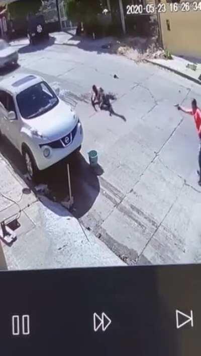 Well, he was successful in not getting shot