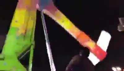 Terrible accident at local amusement park...