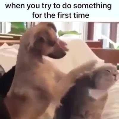 First time is always difficult, you eventually get better!