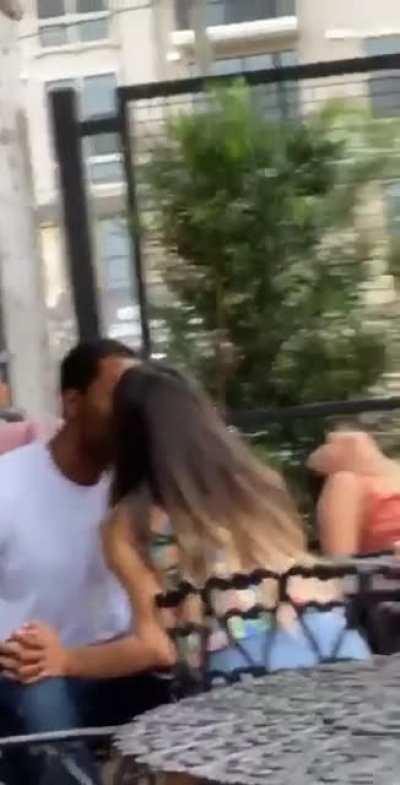 HMC Third Wheel of the Century - Passed out drunk while her friends make out at the bar