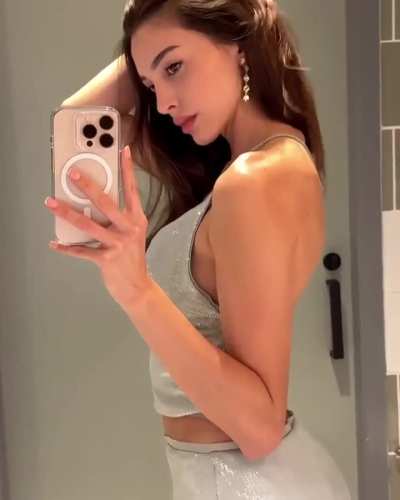 In A Sequin Top And Skirt | IG | January 2025