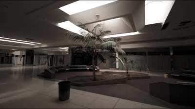 Pekora BGM Playing on an Abandoned Mall's Speakers