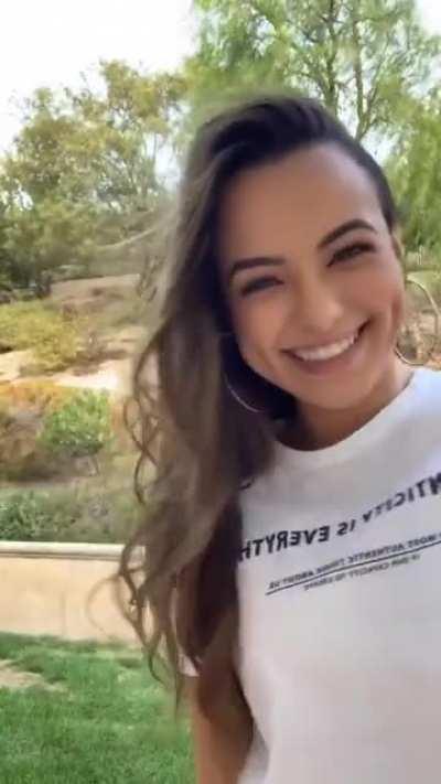 Vanessa smiling