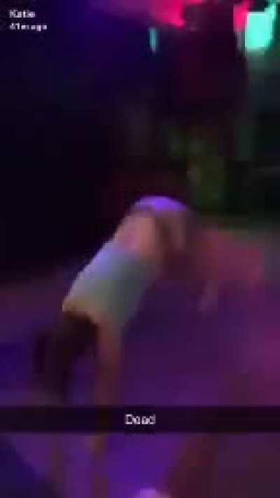 Who kicked me in the head? Oh I did