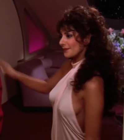 Marina Sirtis classic scene