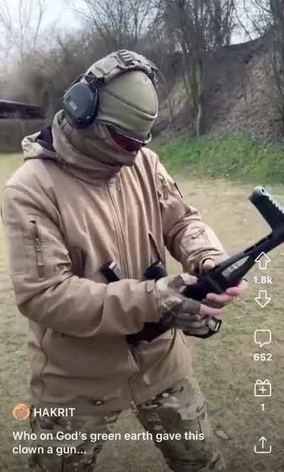 Just point an MCK into your belly after you load your Glock in