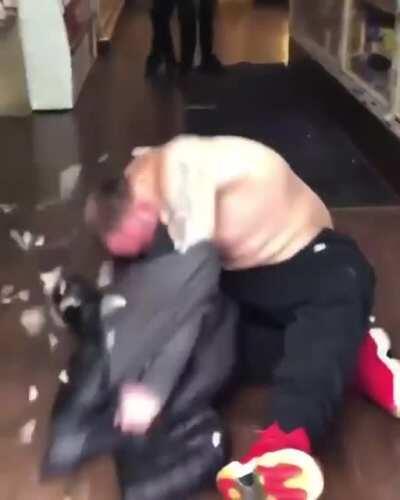 Looks like something is bugging this dude.