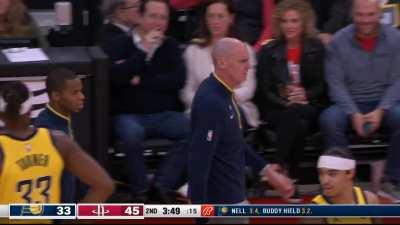 [Highlight] Pacers head coach Rick Carlisle is T'd up then ejected from the game