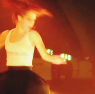 Before the red short shorts. There was...