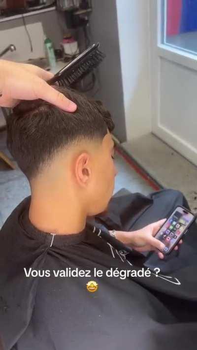 To film a normal haircut video.