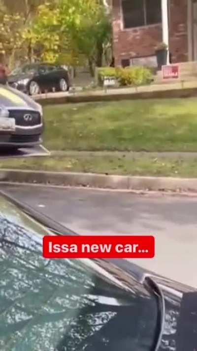 Guy gets his car delivered and ..