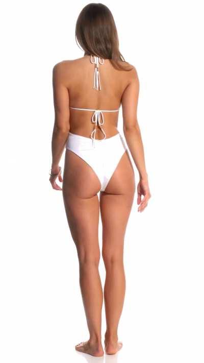 Blue Life Boho Bride Mirage One Piece Swimsuit SwimOutlet.com GIF