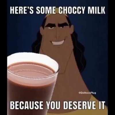 Blueghost needs to have a drink of the milk