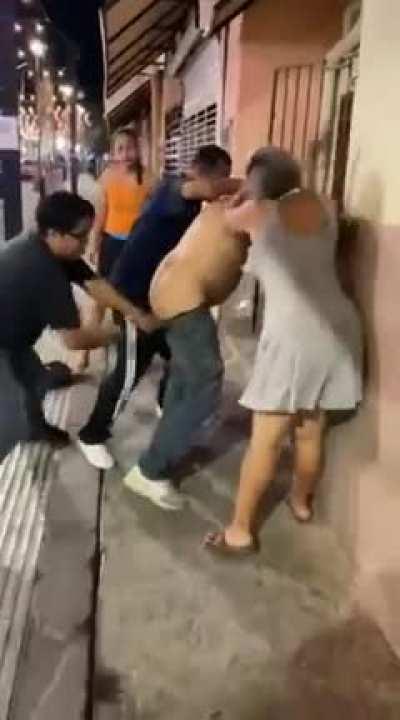 Rare use of the martial arts deadly technique Touch of Death