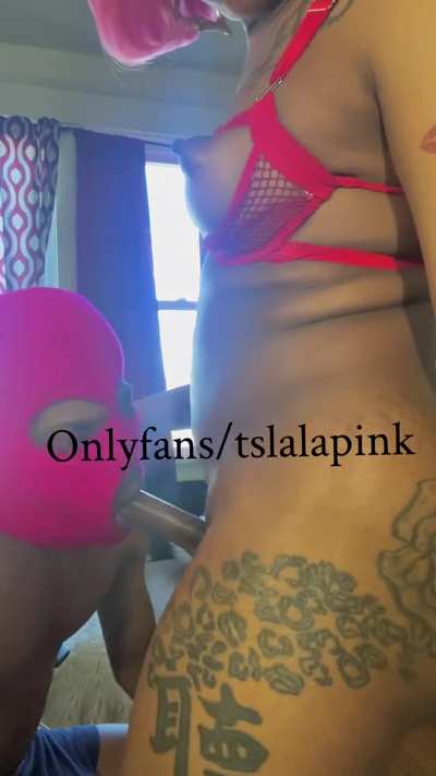 Long cock perky tits fat booty Ebony getting topped 💦 