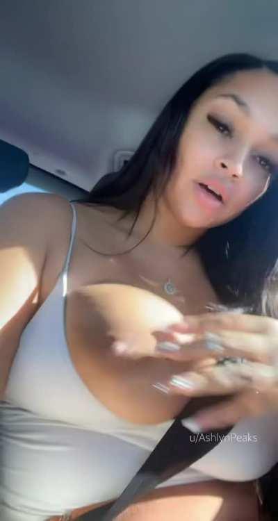 OMG! My Uber Driver saw me do this! lol