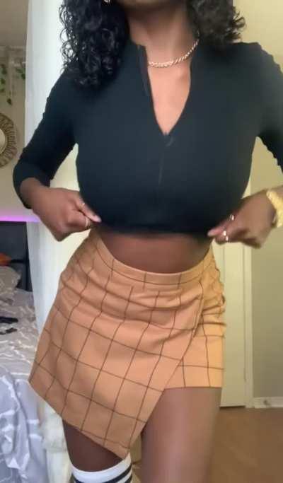 Literally tits on a stick with a sprinkle of booty 😌