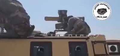 Joint forces (pro-army) target RSF rebels in the desert of North Darfur using Kornets