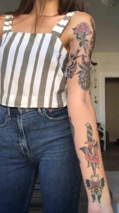 Stacked sleeve progress, all done by Anthony Torok (@aptattooer). Unite and Win Tattoo in Riverside, CA.