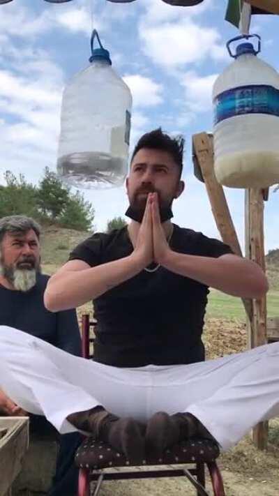 Guy has trained his whole life for this