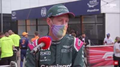 Vettel praises The Goat