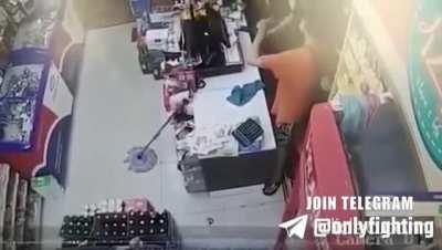 A drink for the road?