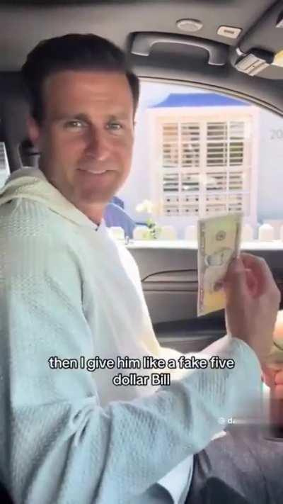 When giving back to the community,  goes wrong.