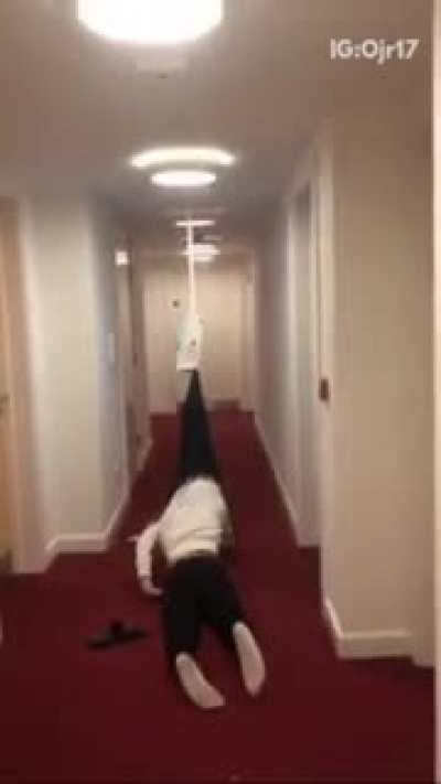 Exit sign fights back