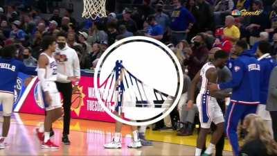 [Highlight] Shake Milton beats the 3rd quarter buzzer with a running 3 pointer