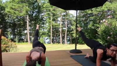 Yoga with Momma Hannelius