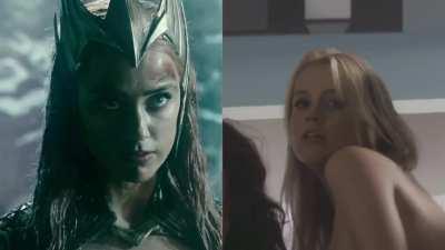 Amber Heard - Superhero Dressed vs Undressed