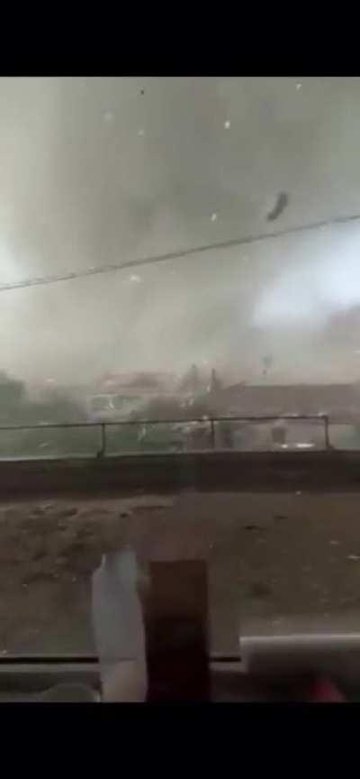 Recorded until the tornado was literally in the room