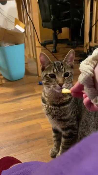 The orange peel was really scary