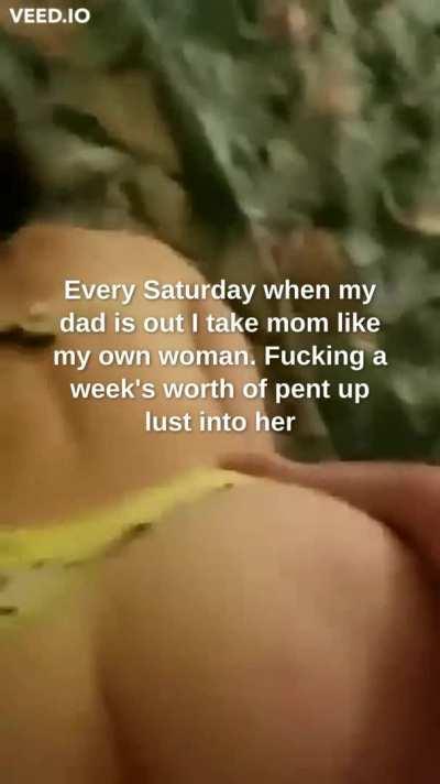 Doggystyle MILF Mom Son Taboo Thong Porn GIF by saberkazumi