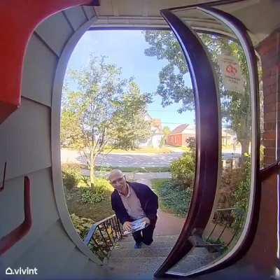 My gf's anti-vax city counselor came to her door today...