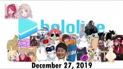 Hololive Timelapse Oversimplified