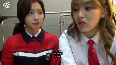 Jihyo Looks Like A Melon (ft. Sana)