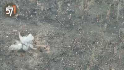 RU POV: Footage of the assault on the stronghold of the Armed Forces of Ukraine by Russian airborne troops with the support of the BMP-3 and the T-72B3 tank in the Svatovo-Kremennaya area.