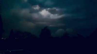 Beautiful lightning in Johannesburg, South Africa