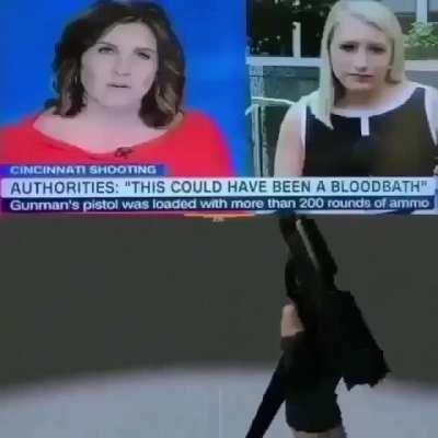 PISTOL MOUNTED AND LOOOOADED