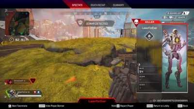 Aimbotters get kidnapped and destroyed by master players