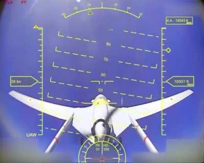 Russian Su-27 also tried to take down a Ukrainian Bayraktar TB2 somewhere over the Black Sea but without any success