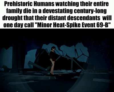 Water levels in the core sample dipped a little, hundreds must die