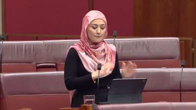 Australian Senator makes another brainrot speech 🥀