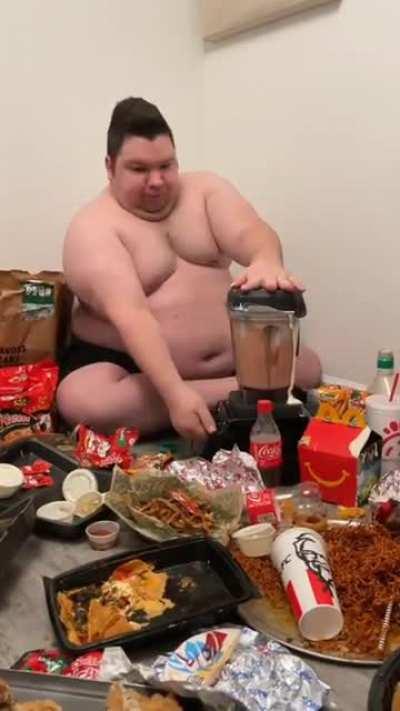 Poor guy is probably starving